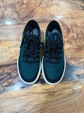 Allbirds Wool Piper Go Lace Up Sneakers Teal Black Women’s